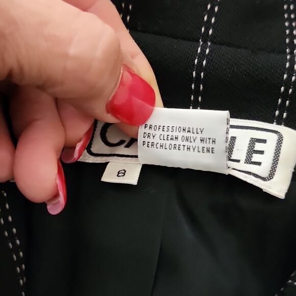 CARLISLE STRIPED BLAZER SIZE 8 - Picture 8 of 10